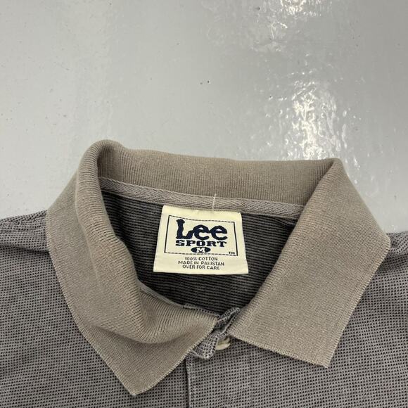 Vintage 90s New York Mets Grey Lee Sport MLB Polo - Picture 3 of 3